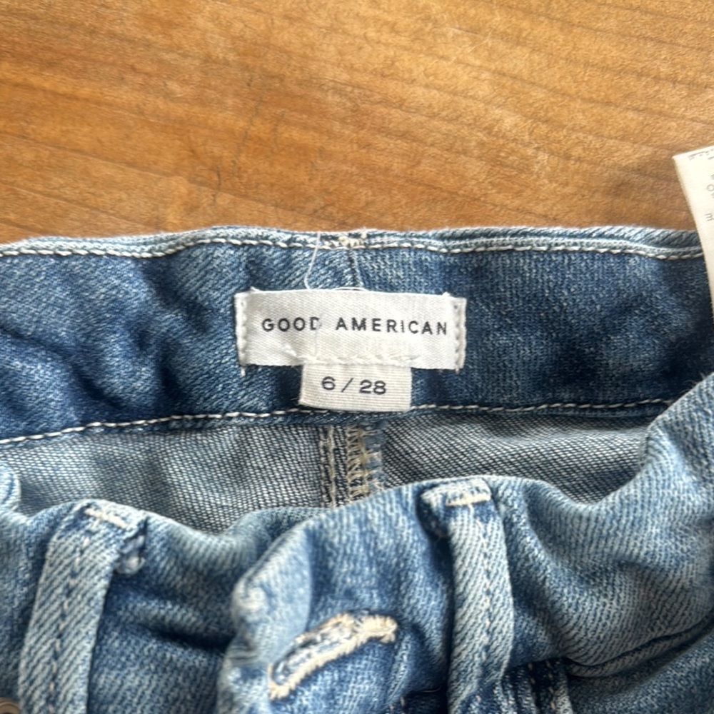Good American High Rise Blue Jeans